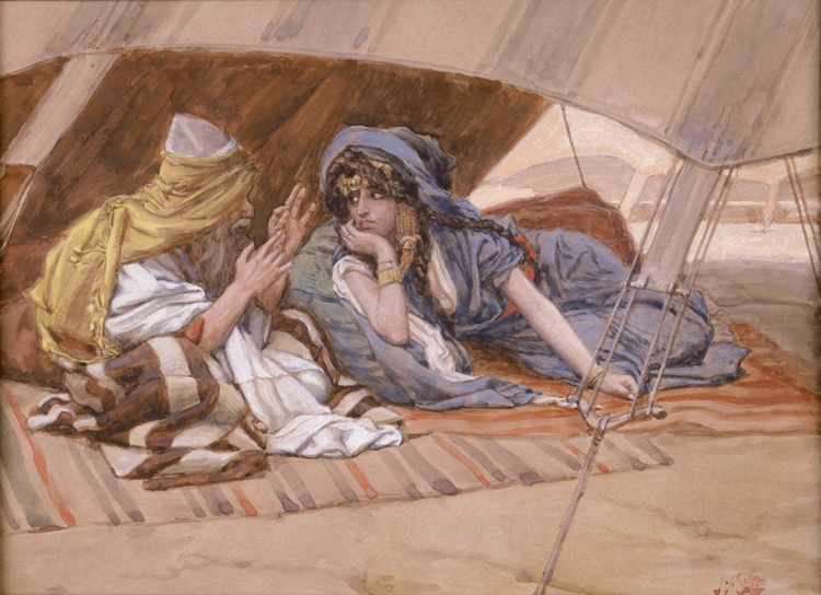 Abraham and Sarai by James Tissot