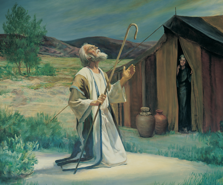 Abraham praying